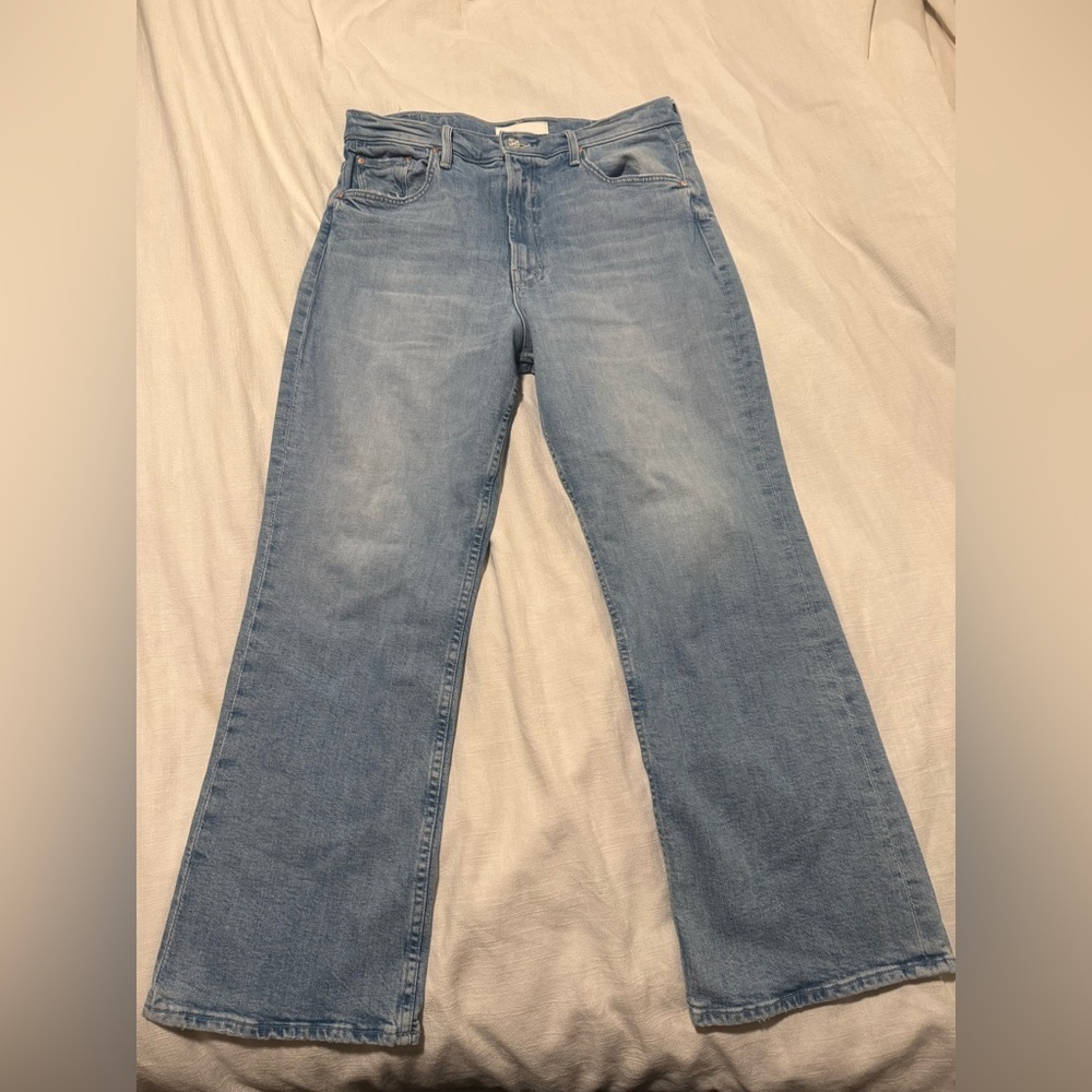 MOTHER Superior The Scooter Ankle Jeans Don’t Be a Square Wash size 32 - Picture 6 of 10